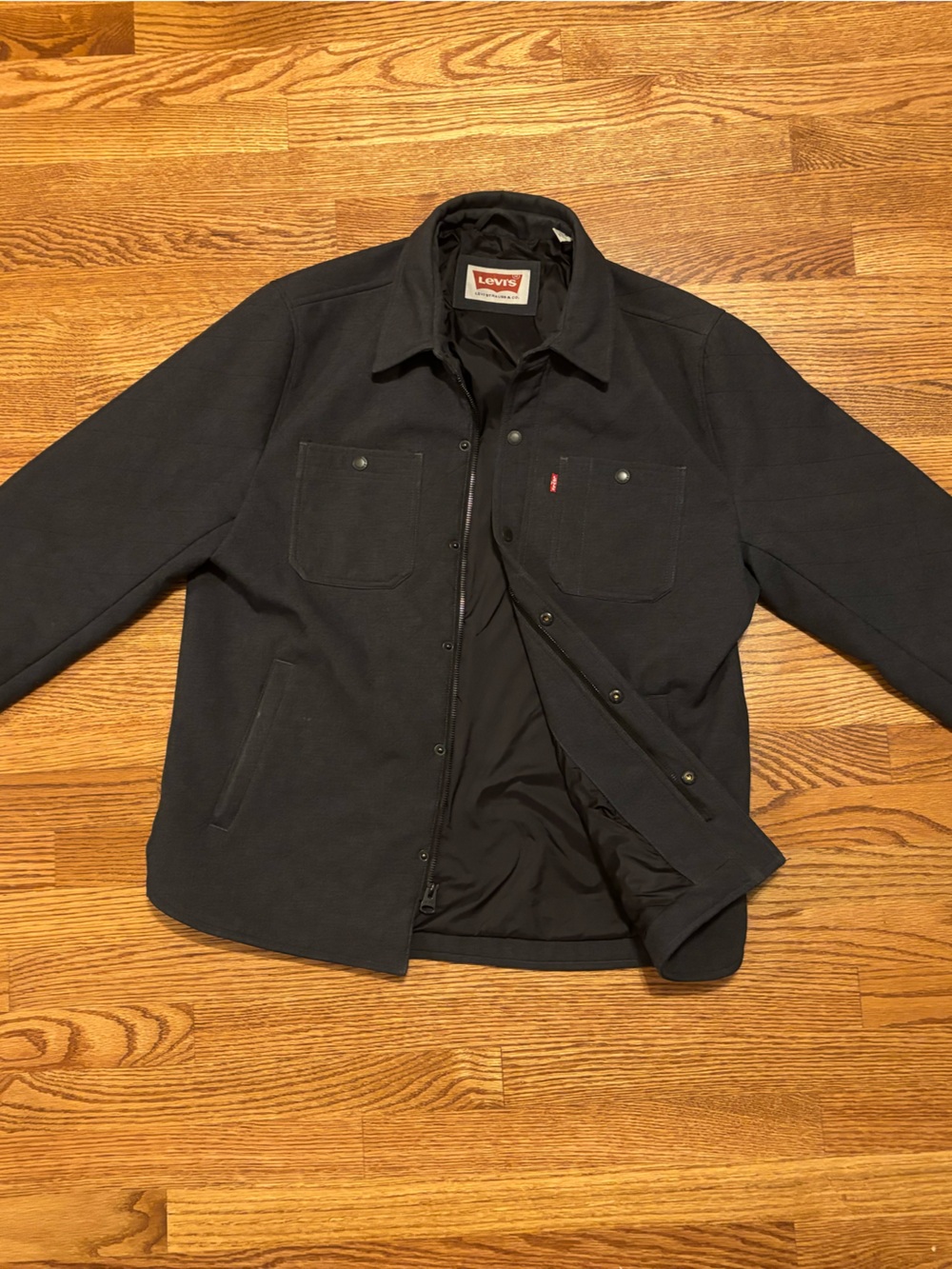 Levi's Black Quilted Jacket